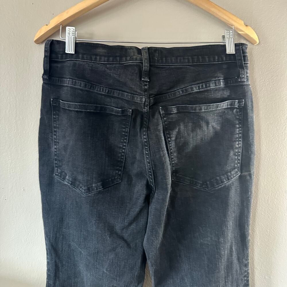 Skinny Flare Jeans in Black Frost Wash Size 31 - Picture 7 of 9